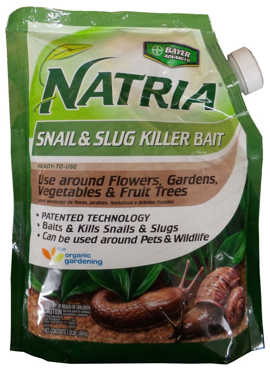 Natria Snail &amp; Slug Killer Bait - 1.5 Lbs. - Seed Barn
