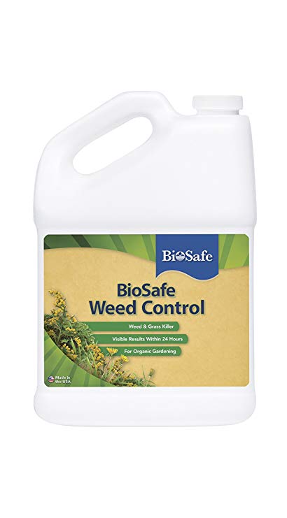 BioSafe Weed &amp; Grass Killer Organic Certified Herbicide - 1 Gallon