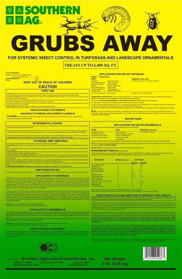 Grubs Away Systemic Granular Insecticide - 9 Lbs. - Seed Barn