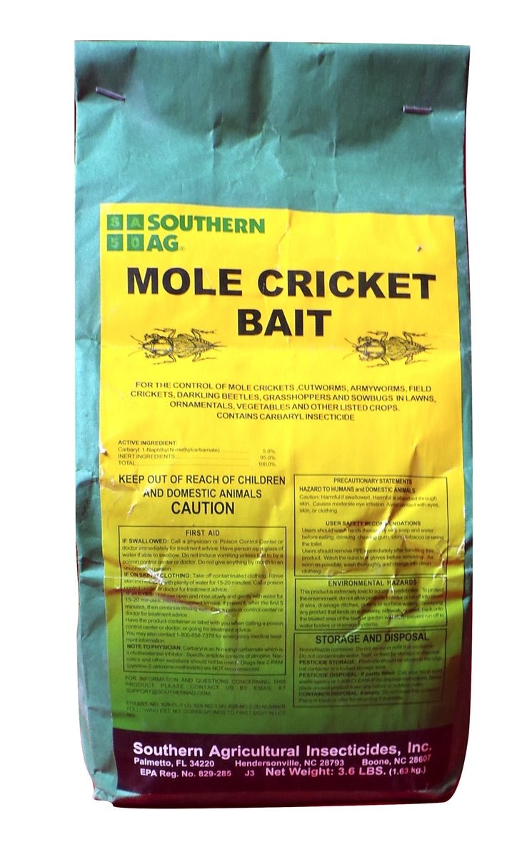 (On Backorder) Mole Cricket Bait (5% Carbaryl) - 3.6 Lbs. - Seed Barn