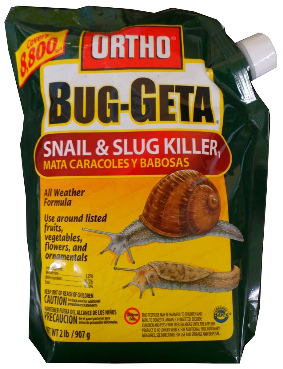 Ortho Bug-Geta "Snail & Slug Killer" - 2 Lbs. (8,800 sq. ft. coverage) - Seed Barn
