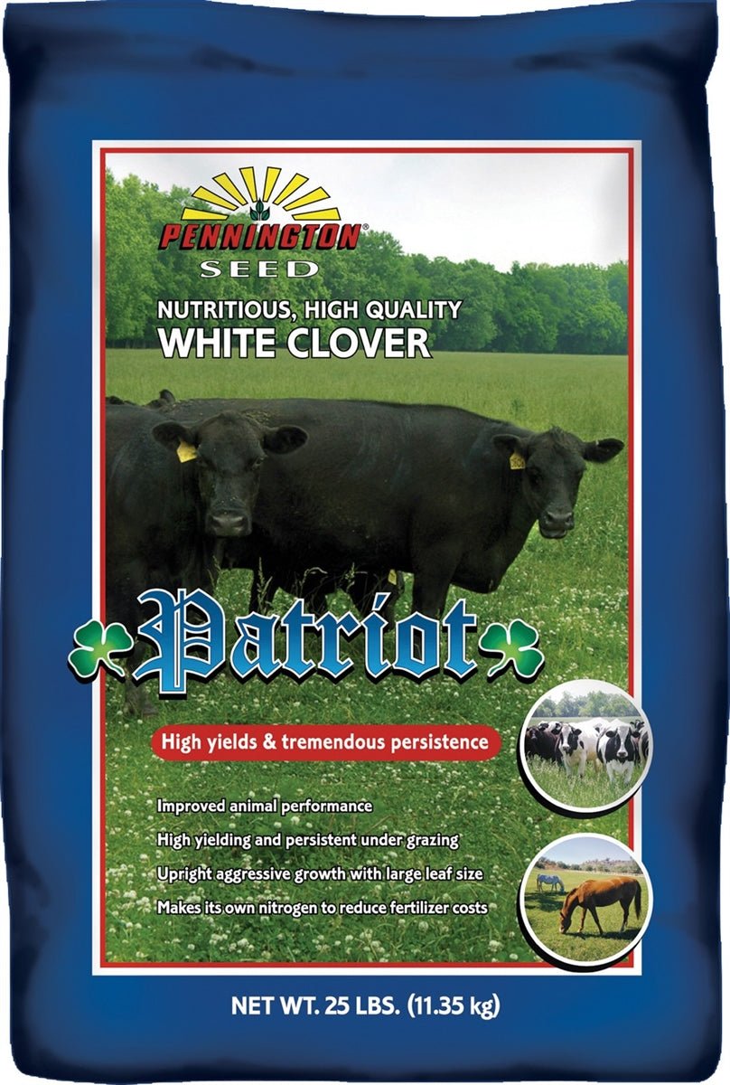 Patriot White Clover Seed - 25 Lbs. - Seed Barn