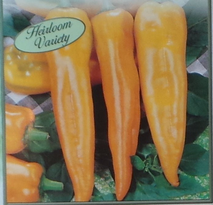 Pepper Yellow Hungarian Hot Seed Heirloom - 1 Packet - Seed Barn