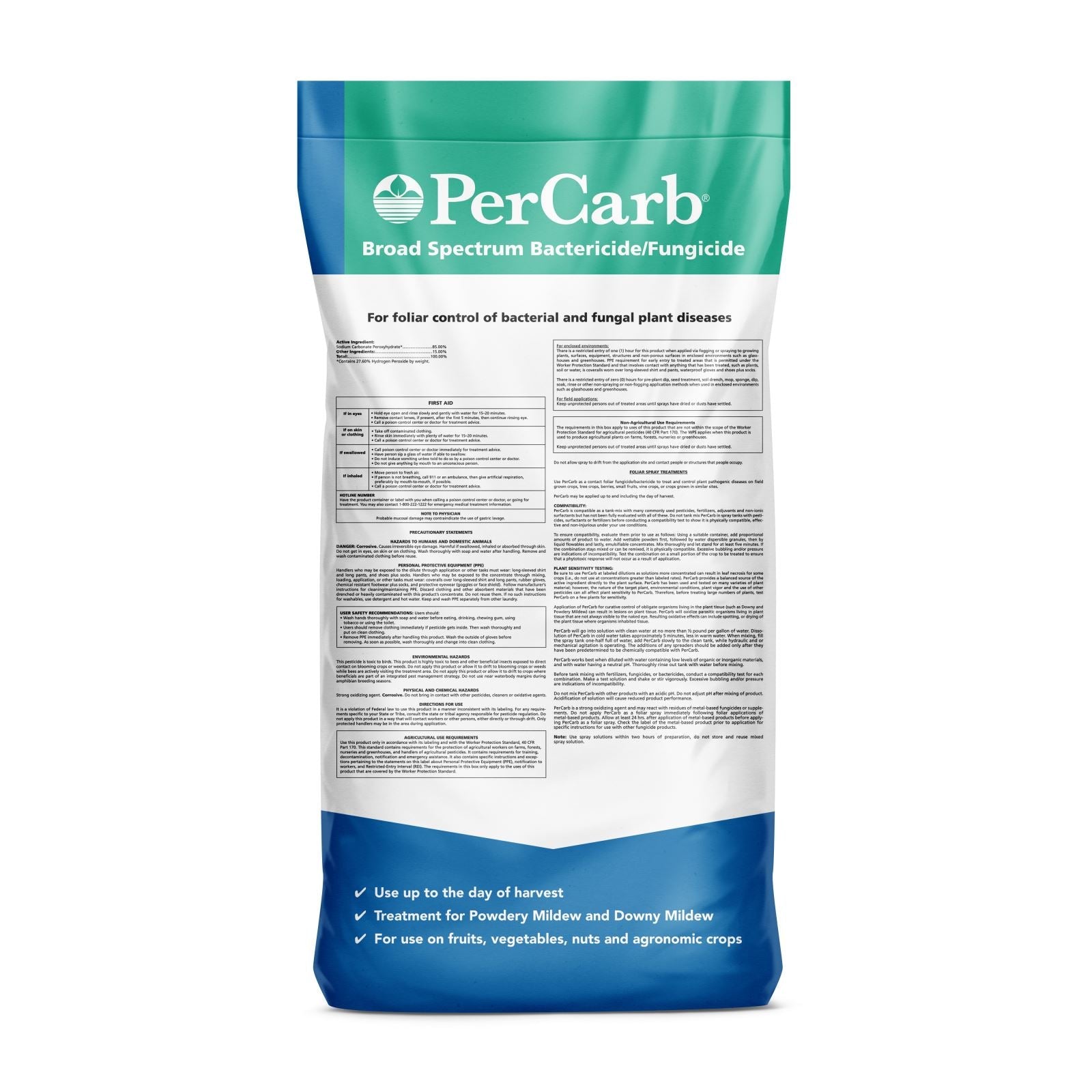 PerCarb Broad Spectrum Fungicide - 50 Lbs. - Seed Barn