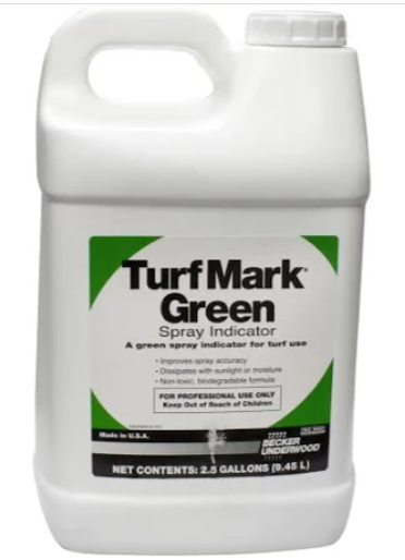 Turf Mark Green Spray Indicator - 2.5 Gallons