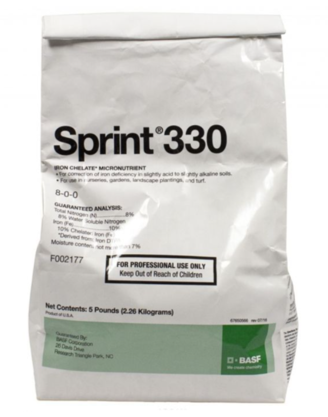 Sprint 330 Chelated Iron 10% - Micronutrient 5 LB