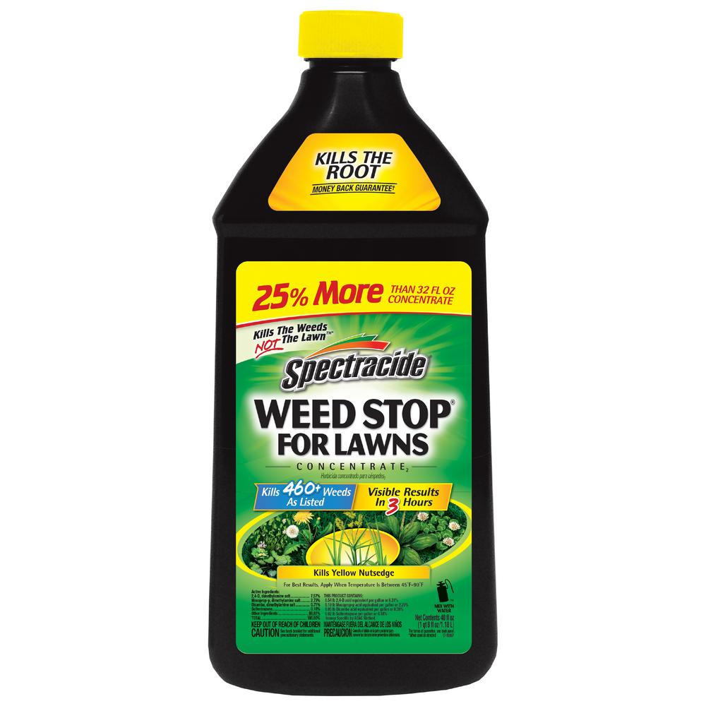 spectracide herbicide concentrate Spectracide Weed Stop Concentrate - Kills 200+ Weeds