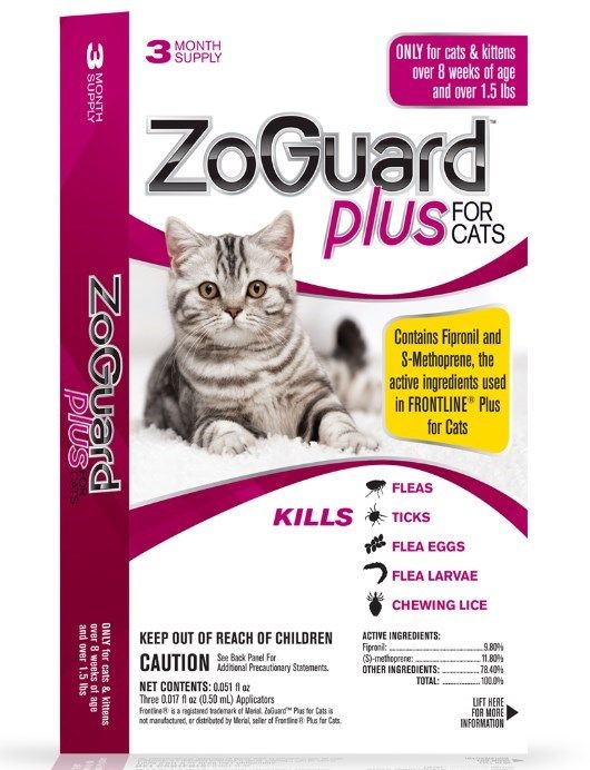 ZoGuard Plus For Cats - 3 month supply